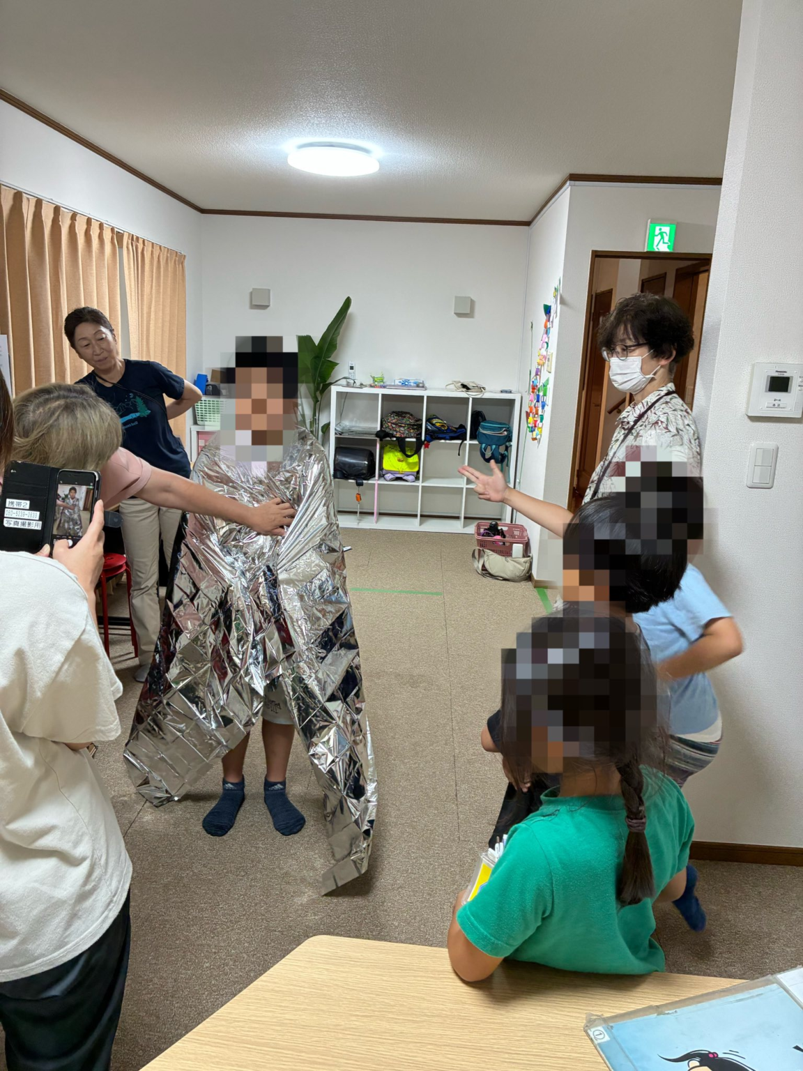 本日の活動は「防災教育」